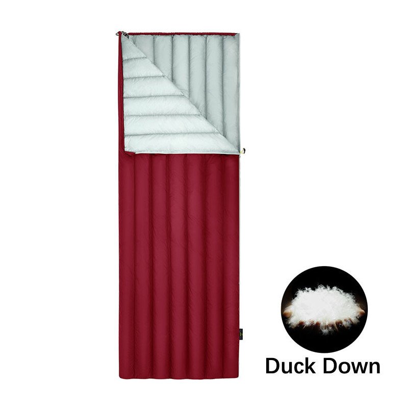 ATEPA Ultralight Duck Down 650 Fill Power Warm Weather Compact Rectangular Winter  Sleeping Bag