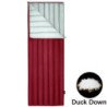 ATEPA Ultralight Duck Down 650 Fill Power Warm Weather Compact Rectangular Winter  Sleeping Bag
