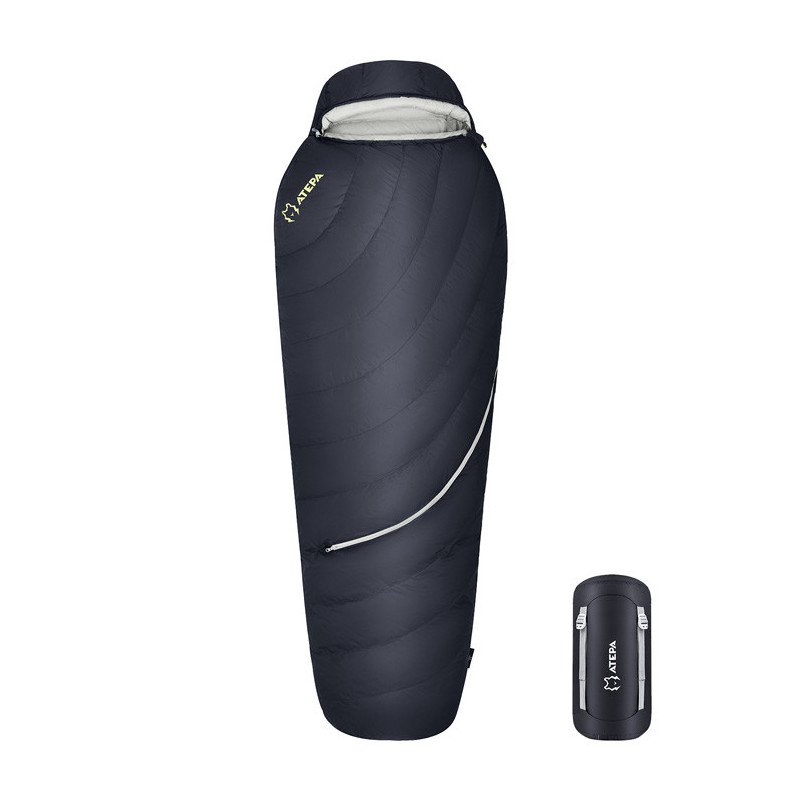 ATEPA Down Ultralight Waterproof Sleeping Bag AS2005-Black