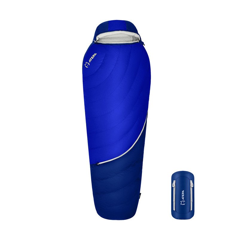 ATEPA Down Ultralight Waterproof Sleeping Bag AS2005-Blue