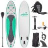 Jiubenju Inflatable Stand Up Paddle Board with Kayak Seat for Youth Adults, Supports 308 lbs Blue 10'6 SUP