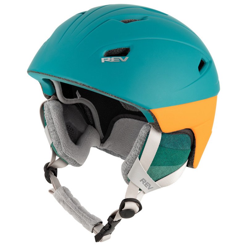 REV SPORTS Ski Helmet - with ASTM Certified Safety, Adjusting Ventilation System RSH103-Green-L