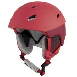 REV SPORTS Ski Helmet - with ASTM Certified Safety, Adjusting Ventilation System RSH103-Red-M