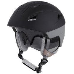 REV SPORTS Ski Helmet - with ASTM Certified Safety, Adjusting Ventilation System RSH103-Black-L