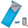 ATEPA Portable Envelope Light Square 5 Degree C / 41 Degree F 3-season Backpacking Camping Sleeping Bag