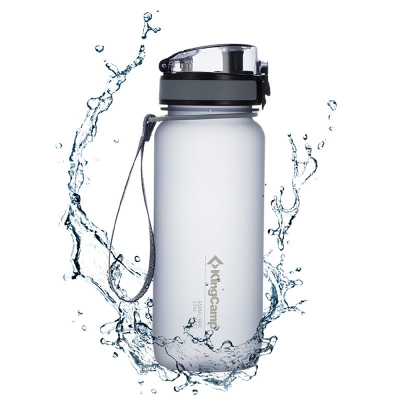 KingCamp TRITAN Wide Mouth Leak Proof BPA-FREE Snap Cap Water Bottle