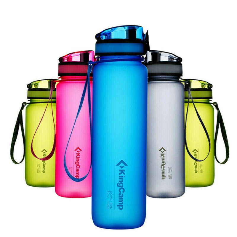 KingCamp TRITAN Water Bottle Wide Mouth Leak Proof BPA-FREE Snap Cap KA1139 KingCamp TRITAN Water Bottle Wide Mouth Leak Proof BPA-FREE Snap Cap KA1139