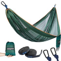 KingCamp Camping Hammock Breathable Lightweight Portable with Tree Straps for Outdoor Patio, Beach and Hiking