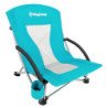 KingCamp Lightweight Strong Stable Folding Beach Chair with Mesh Back KC3841-Cyan