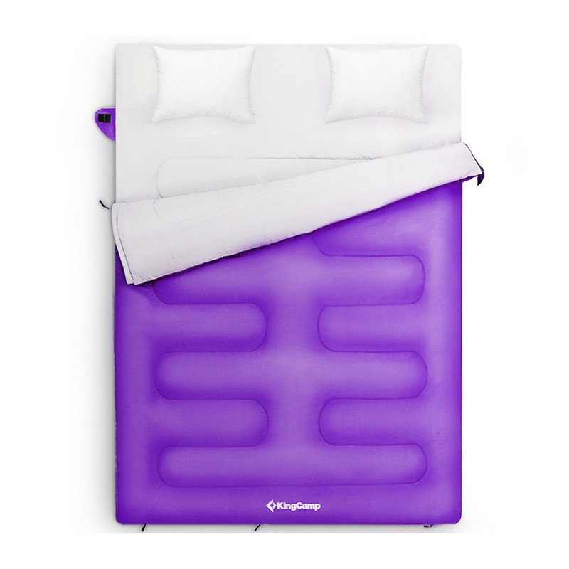 KingCamp OXYGEN Series Square Sleeping Bag KS3143-Purple