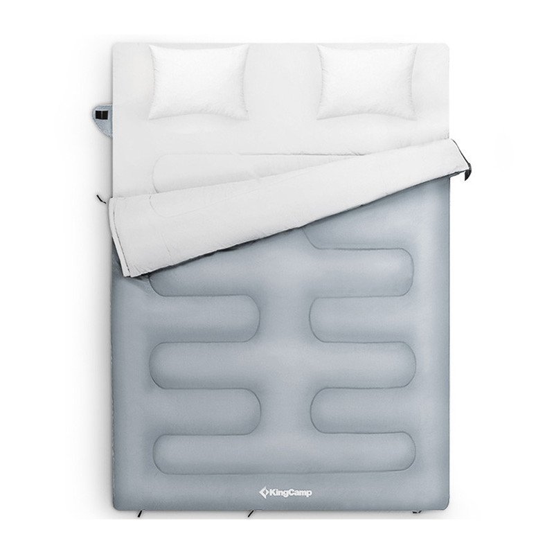 KingCamp OXYGEN Series Square Sleeping Bag KS3143-Medium Grey