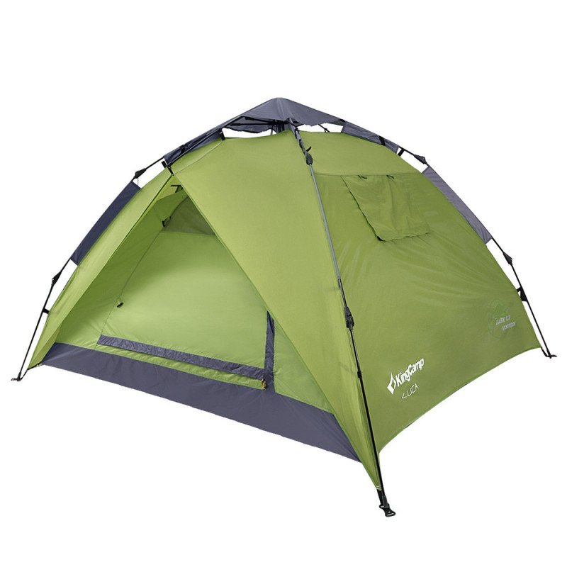 KingCamp Quick-Up 2-IN-1DurableRoomy Outdoor Camping Tent KT3091-Green